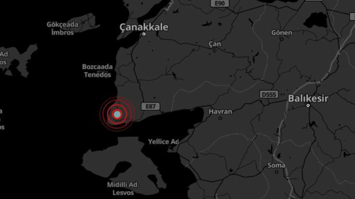 Çanakkale’de 3.4 büyüklüğünde deprem